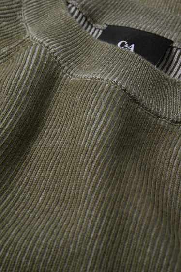 Men - Jumper - ribbed - green