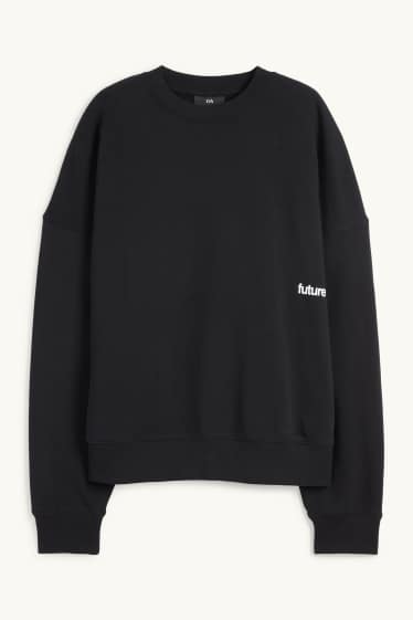 Men - Oversized sweatshirt - black