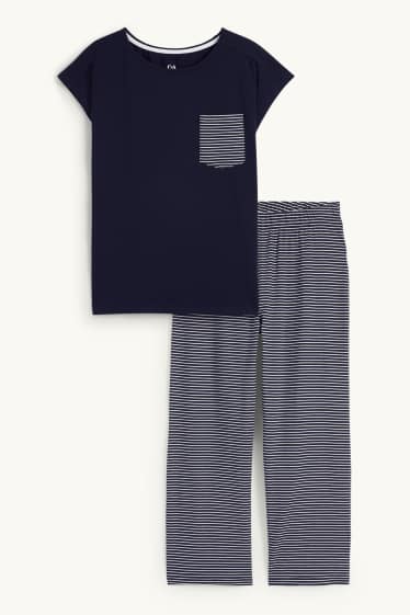 Femmes - Pyjama - bleu foncé