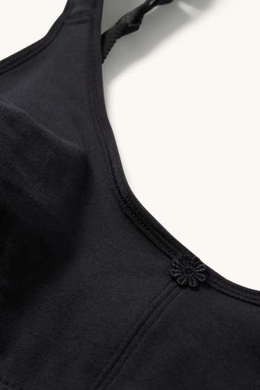 Dames - BH zonder beugels - zwart