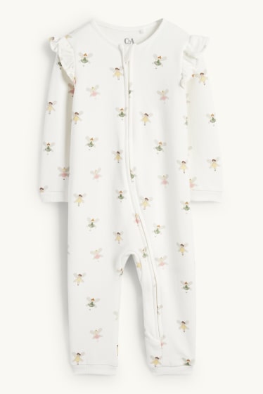Bébés filles - Fées - pyjama bébé - blanc crème