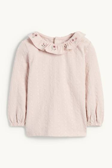 Neonate - Fiorellini - completo per neonate - 3 pezzi - rosa