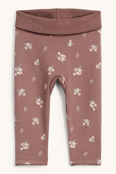 Neonate - Fiorellini - completo per neonate - 3 pezzi - rosa