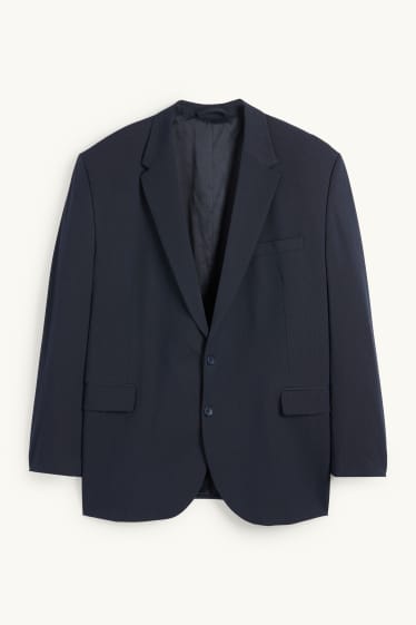 Hommes - Veste de costume - regular fit - Flex - bleu foncé