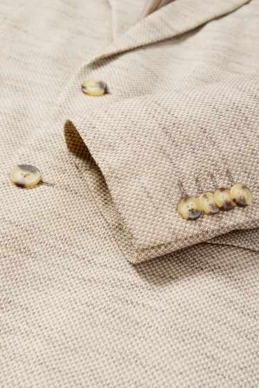 Home - Americana - regular fit - Flex - estructurada - beix clar