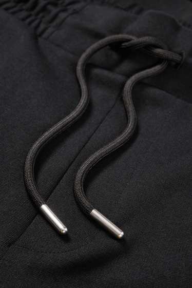 Herren - Cargo-Jogginghose - schwarz