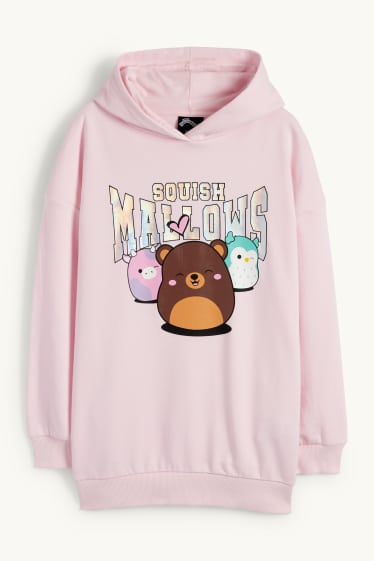 Kinder Mädchen - Squishmallows - Hoodie - rosa