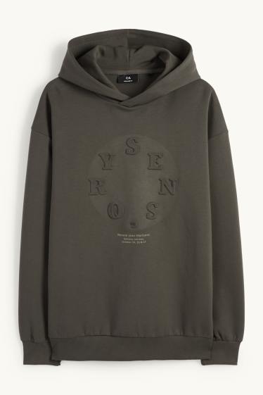 Men - Hoodie - dark gray
