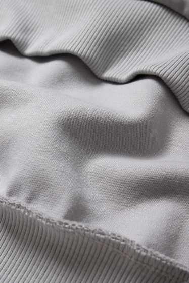 Hommes - Sweat à capuche - gris