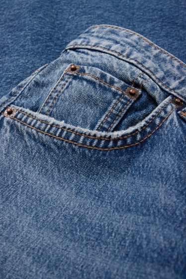 Damen - Wide Leg Jeans - High Waist - jeansblau