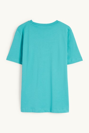 Damen - T-Shirt - Regular Fit - türkis