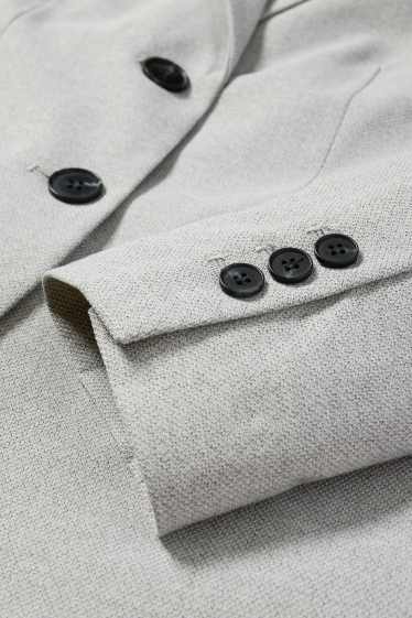 Women - Business blazer - regular fit - light gray-melange