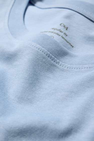 Damen - T-Shirt - Regular Fit - hellblau