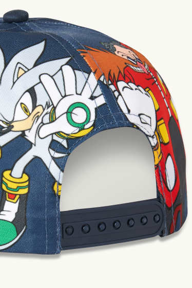 Kinder Buben - Sonic - Baseballcap - dunkelblau