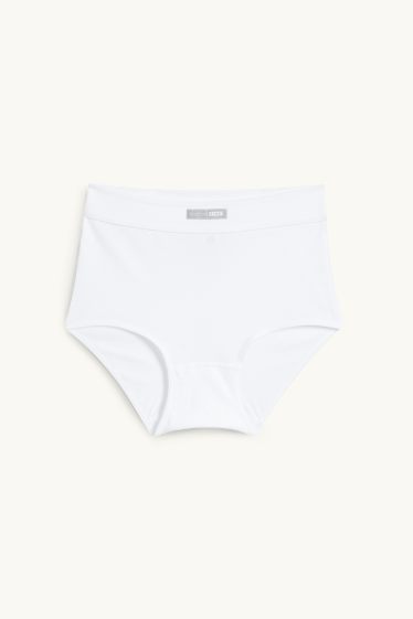 Femei - Chiloți hipster - LYCRA® - alb