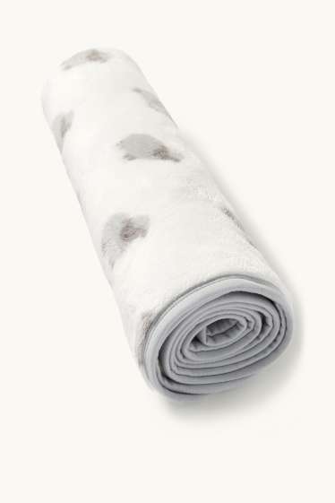 Baby Boys - Little sheep - baby blanket - 100 x 85 cm - cremewhite