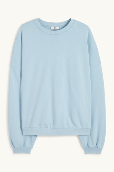 Damen - Sweatshirt - hellblau