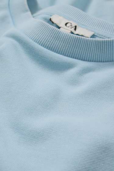 Damen - Sweatshirt - hellblau