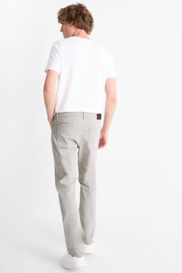 Herren - Hose - Slim Fit - Flex - LYCRA® - grau