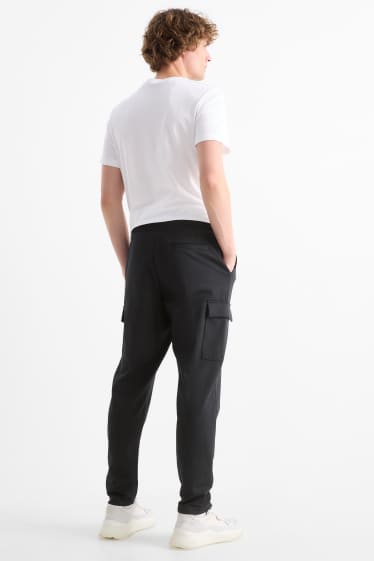 Herren - Cargo-Jogginghose - schwarz