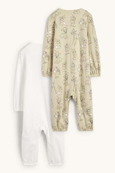 Baby Girls - Multipack of 2 - Bambi - baby sleepsuit - light green