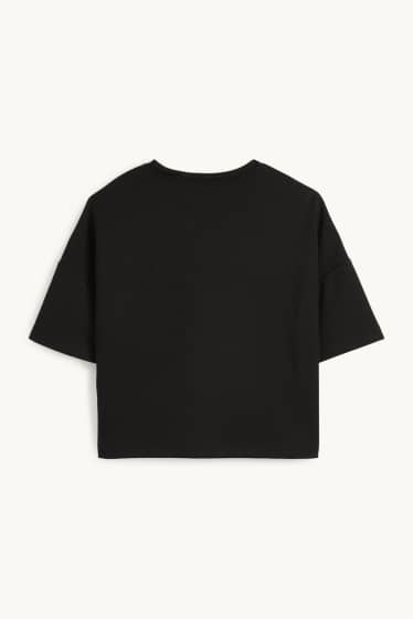 Femei - Bluză de molton - negru