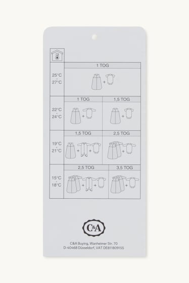 Unisex - Hot air balloon - baby sleeping bag - 0-4 months - cremewhite