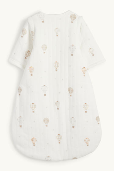 Unisex - Hot air balloon - baby sleeping bag - 0-4 months - cremewhite