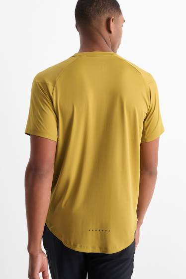 Uomo - T-shirt sportiva - regular fit - 4 Way Stretch - verde
