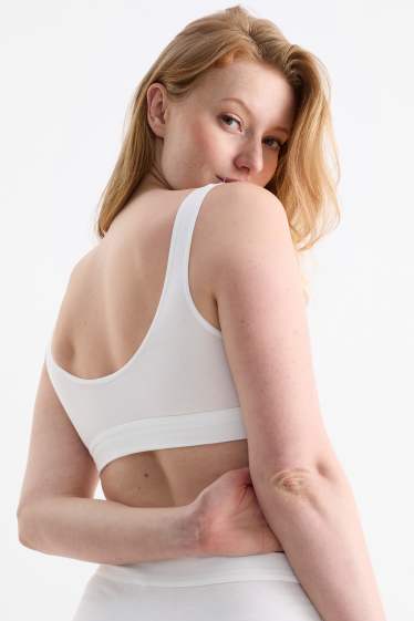 Femmes - Brassière - LYCRA® - blanc