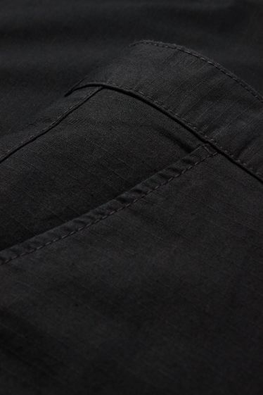 Hommes - Pantalon cargo - noir