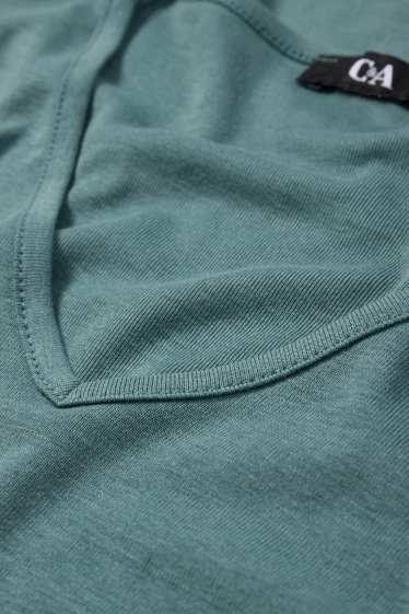 Damen - Langarmshirt - türkis