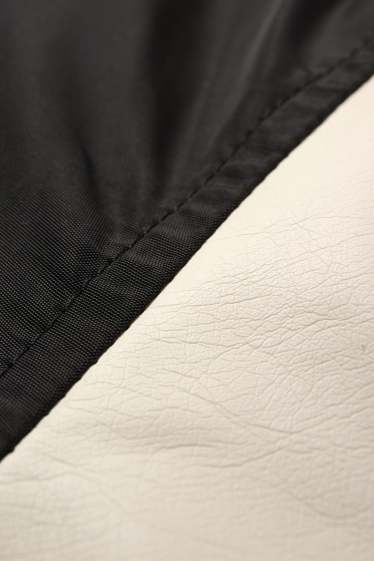 Kinder Jungen - Collegejacke mit Kapuze - schwarz