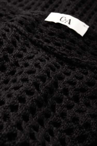 Damen - Crop Pullover - schwarz