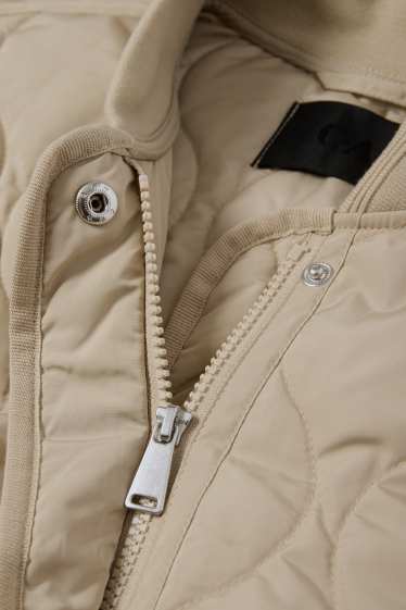 Donna - Cappotto trapuntato - idrorepellente - beige