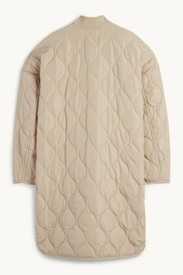 Donna - Cappotto trapuntato - idrorepellente - beige