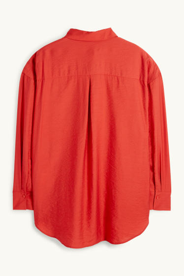 Damen - Bluse - rot