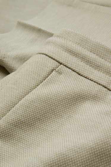 Bărbați - Pantaloni modulari - slim fit - structurați - bej