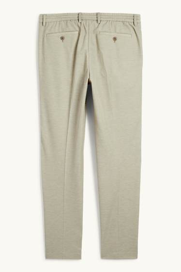 Bărbați - Pantaloni modulari - slim fit - structurați - bej