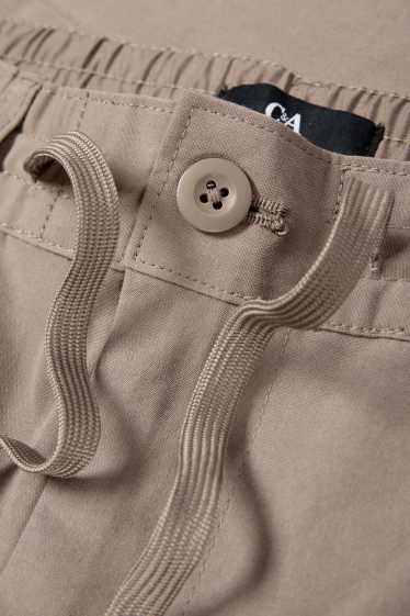 Hommes - Chino - regular fit - gris foncé