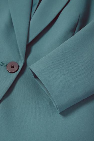 Women - Business blazer - fitted - green