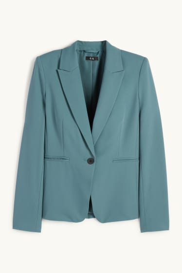 Women - Business blazer - fitted - green