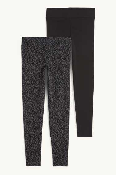 Dámské - Multipack 2 ks - legíny  - černá