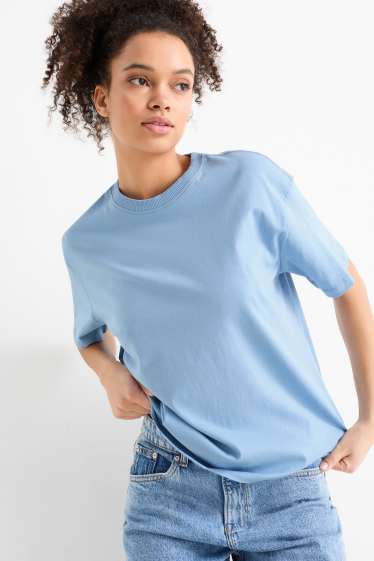 Femmes - T-shirt - bleu