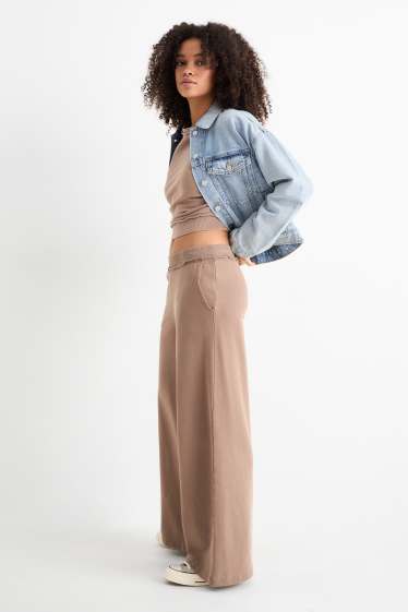 Dames - Joggingbroek - bruin