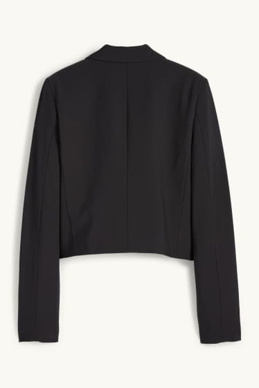 Femmes - Blazer court - cintré - noir
