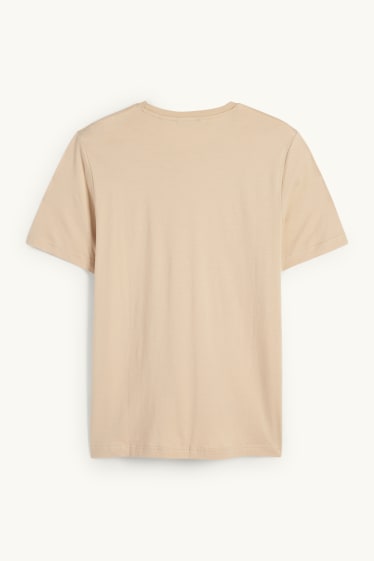 Bărbați - Tricou - regular fit - bej