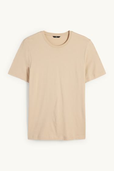 Bărbați - Tricou - regular fit - bej