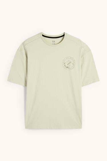 Hommes - Haut de sport - regular fit - vert menthe
