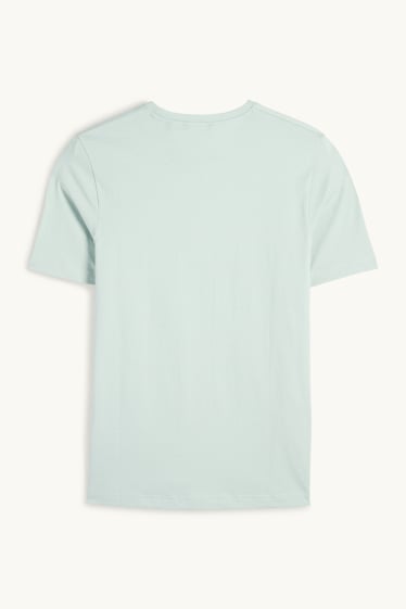 Hommes - T-shirt - regular fit - vert menthe